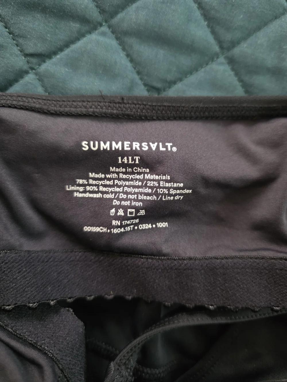 Summersalt Classic Black One-Piece Swimsuit